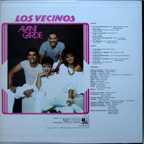 Los Vecinos - Avant Garde (Vinyl, LP, Album, Stereo) Very Good Plus (VG+) / Very Good (VG)