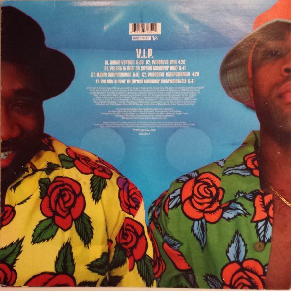 Jungle Brothers - V.I.P. (2xVinyl, 12") Very Good (VG) / Very Good Plus (VG+)