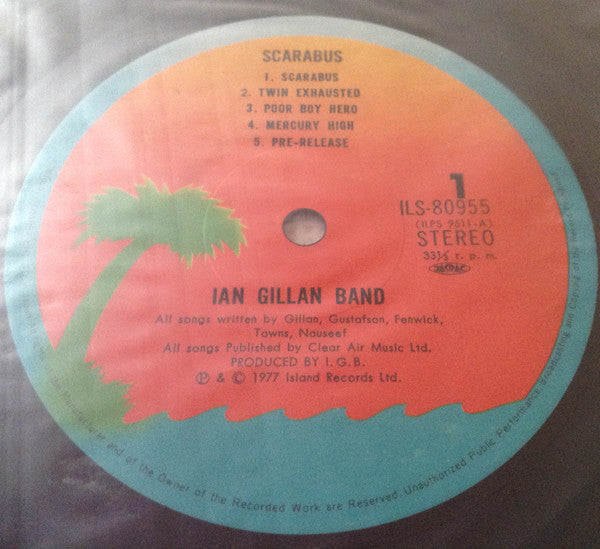 Ian Gillan Band - Scarabus (Vinyl, LP, Album, Stereo)