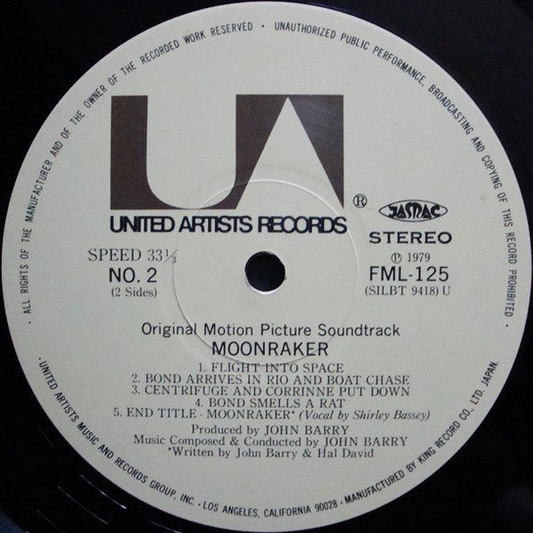 John Barry - Moonraker (Original Motion Picture Soundtrack) (Vinyl,...