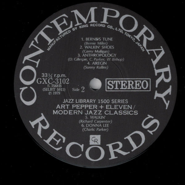 Art Pepper - Art Pepper + Eleven (Modern Jazz Classics) (Vinyl, LP, Album, Reissue, Stereo) Very Good Plus (VG+) / Very Good (VG)