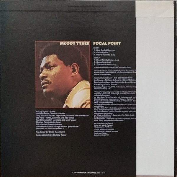 McCoy Tyner - Focal Point (Vinyl, LP, Album) Very Good (VG) / Very Good Plus (VG+)