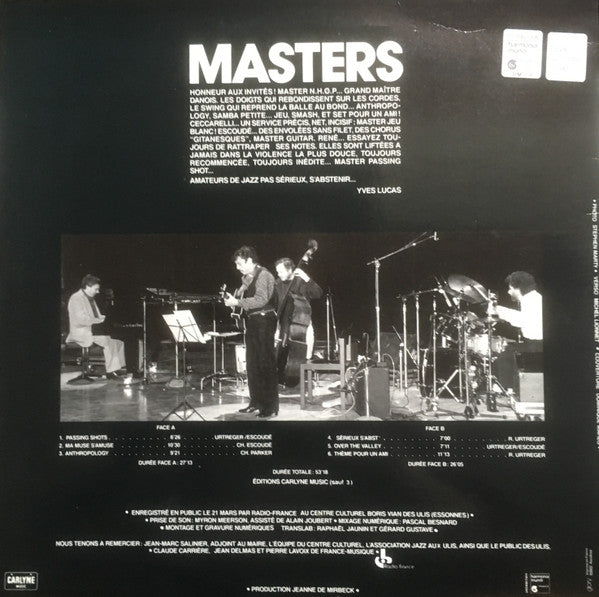 René Urtreger - Masters (Vinyl, LP, Album) Near Mint (NM or M-) / Very Good Plus (VG+)