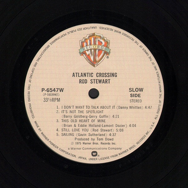 Rod Stewart - Atlantic Crossing (Vinyl, LP, Album, Reissue)