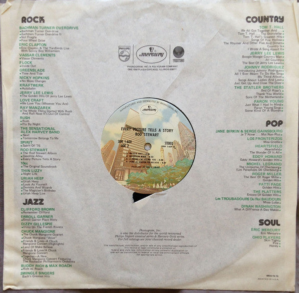Rod Stewart - Every Picture Tells A Story (Vinyl, LP, Album, Repress) Good Plus (G+) / Very Good (VG)