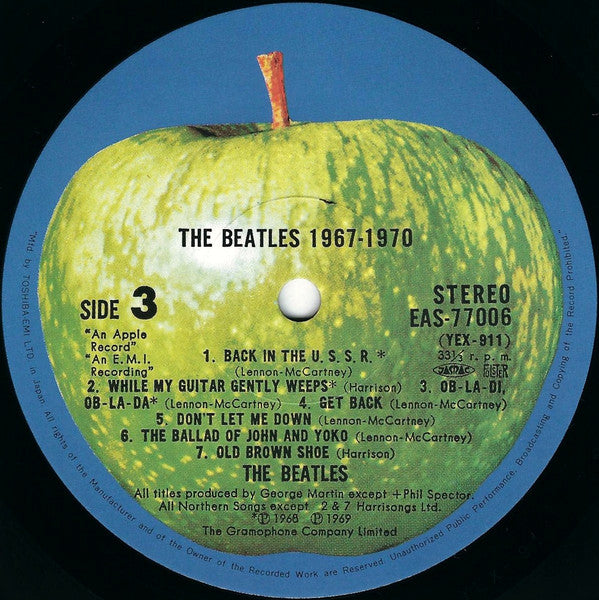 The Beatles - 1967-1970 = 1967年~1970年 (Vinyl, LP, Compilation, Reis...