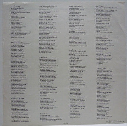 Black Sabbath - The Eternal Idol (Vinyl, LP, Album) Very Good Plus (VG+) / Very Good Plus (VG+)