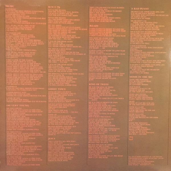 Cat Stevens - Buddha And The Chocolate Box (Vinyl, LP, Album, Stereo) Very Good Plus (VG+) / Good Plus (G+)