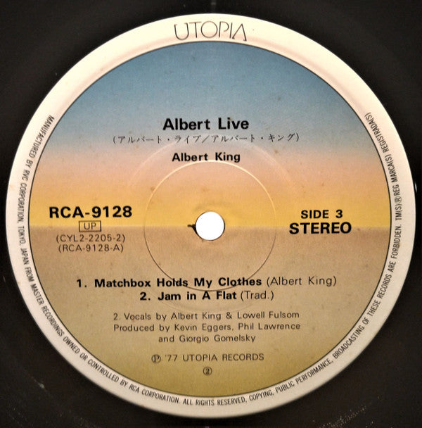 Albert King - Albert Live (Vinyl, LP, Album)