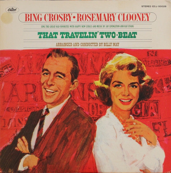 Bing Crosby - That Travelin' Two-Beat (Vinyl, LP, Album, Stereo, Reissue) Very Good Plus (VG+) / Very Good Plus (VG+)
