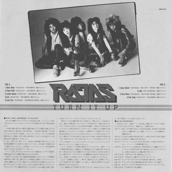Rajas - Turn It Up (Vinyl, LP, Album, Stereo)