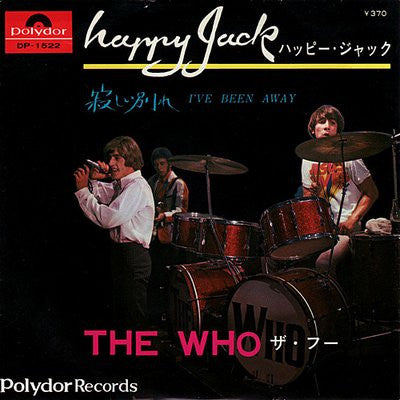 The Who - Happy Jack / I've Been Away (Vinyl, 7", 45 RPM, Mono) Very Good (VG) / Good (G)
