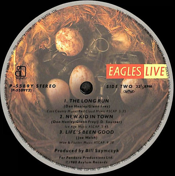 Eagles - Eagles Live (Vinyl, LP, Album, Stereo)