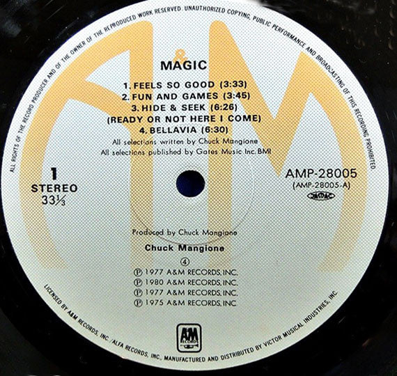 Chuck Mangione - Magic (Vinyl, LP, Compilation, Stereo)