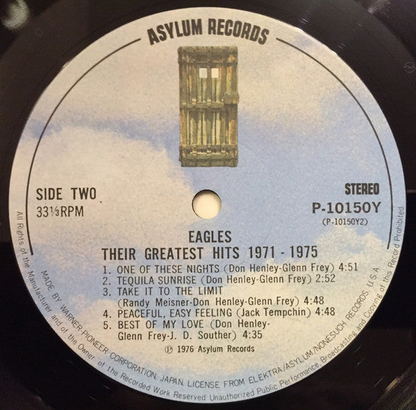 Eagles - Their Greatest Hits 1971-1975 (Vinyl, LP, Album, Compilati...