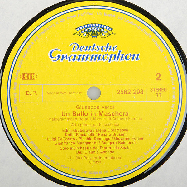 Giuseppe Verdi - Un Ballo In Maschera = Ein Maskenball = Un Bal Masqué (3xVinyl, Box Set, LP) Near Mint (NM or M-) / Very Good Plus (VG+)