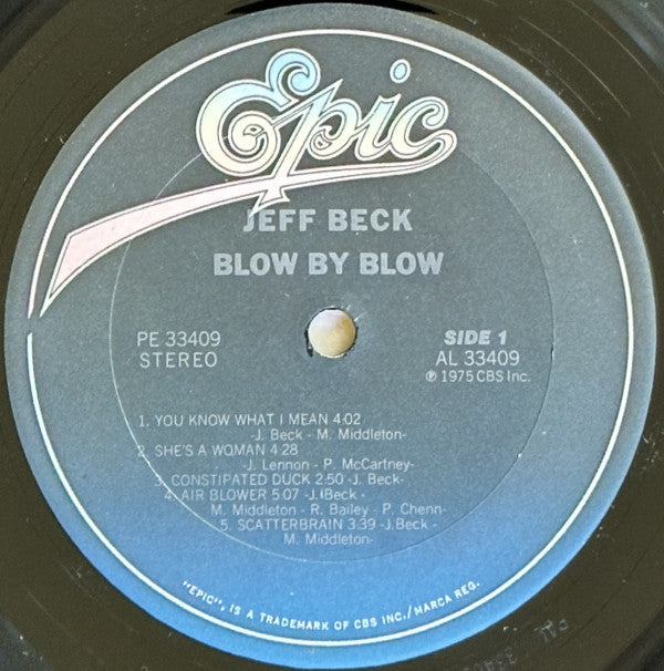 Jeff Beck - Blow By Blow (Vinyl, LP, Album, Reissue, Repress, Stereo) Good Plus (G+) / Good Plus (G+)