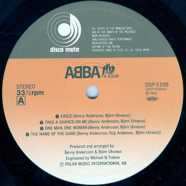 ABBA - The Album (Vinyl, LP, Album, Reissue, Stereo)