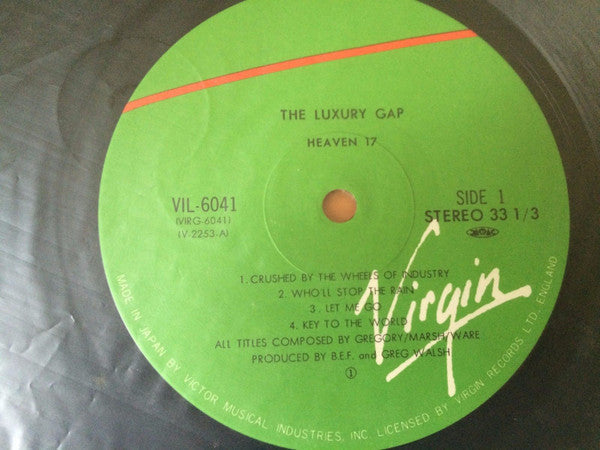 Heaven 17 - The Luxury Gap (Vinyl, LP, Album) Very Good Plus (VG+) / Very Good Plus (VG+)