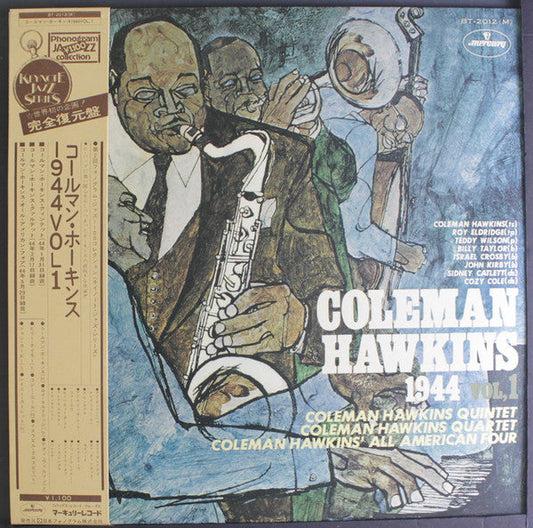 Coleman Hawkins - 1944 Vol. 1 (Vinyl, LP, Compilation, Mono) Very Good Plus (VG+) / Very Good Plus (VG+)