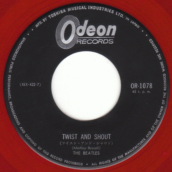 The Beatles - Twist and Shout / Roll Over Beethoven (Vinyl, 7", 45 RPM, Single, Mono) Good Plus (G+) / Good (G)