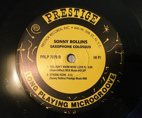 Sonny Rollins - Saxophone Colossus (2xVinyl, 12", 45 RPM, Album, Limited Edition, Numbered, Reissue, Remastered, Mono) Very Good (VG) / Very Good Plus (VG+)