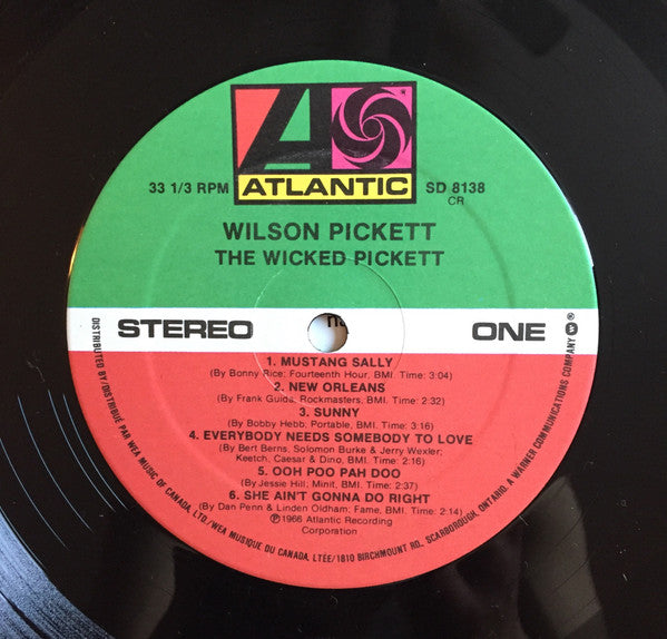 Wilson Pickett - The Wicked Pickett (Vinyl, LP, Album, Reissue)