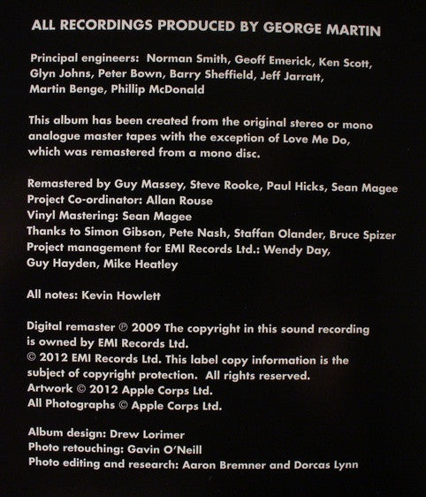 The Beatles - Past Masters (2xVinyl, LP, Compilation, Reissue, Remastered, Stereo, Mono) Near Mint (NM or M-) / Near Mint (NM or M-)