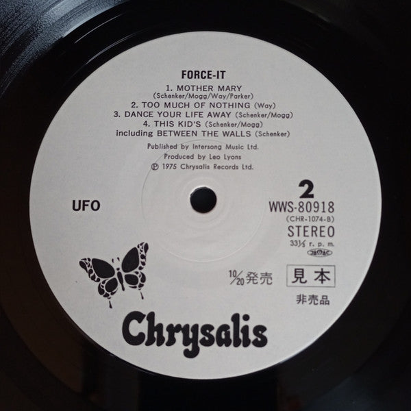 UFO (5) - Force It (Vinyl, LP, Album, Promo, Reissue) Very Good Plus (VG+) / Very Good (VG)