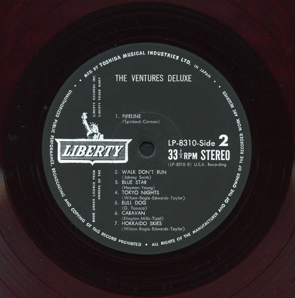 The Ventures - Deluxe (Vinyl, LP, Compilation, Stereo) Good Plus (G+) / Good (G)