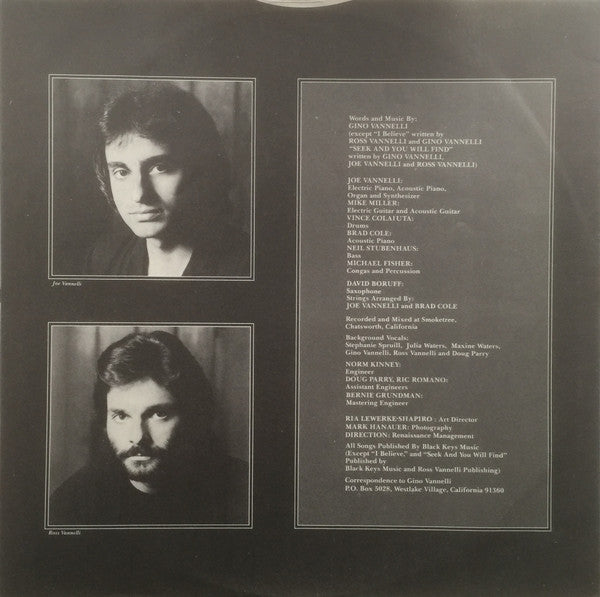 Gino Vannelli - Nightwalker (Vinyl, LP, Album) Very Good Plus (VG+) / Very Good Plus (VG+)