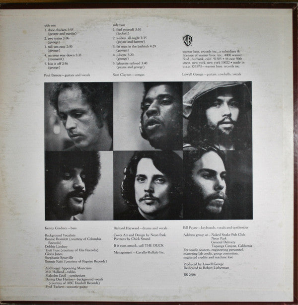 Little Feat - Dixie Chicken (Vinyl, LP, Album, Reissue) Very Good Plus (VG+) / Very Good (VG)