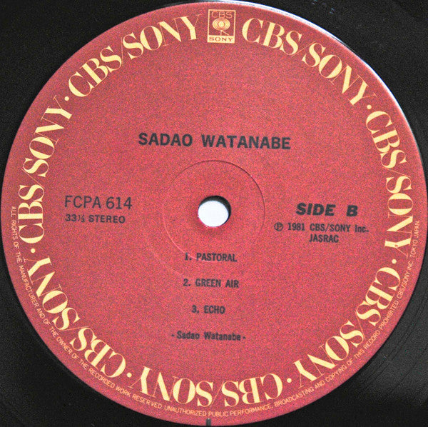 Sadao Watanabe - Sadao Watanabe (Vinyl, LP, Compilation, Reissue)