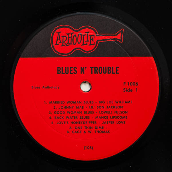 Various - Blues 'N Trouble (Vinyl, LP, Album, Reissue, Mono) Good Plus (G+) / Very Good (VG)