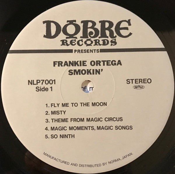 Frankie Ortega - Smokin' (Vinyl, LP, Album) Very Good Plus (VG+) / Very Good Plus (VG+)