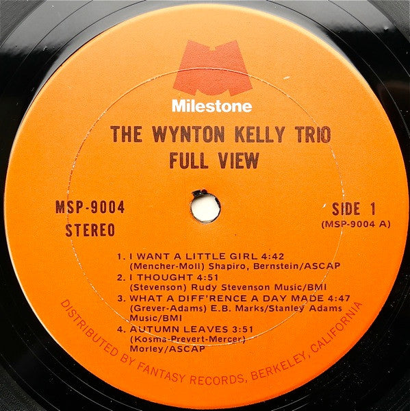 Wynton Kelly Trio - Full View (Vinyl, LP, Album, Reissue)