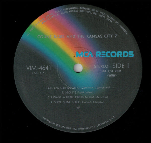 Count Basie And The Kansas City Seven - Count Basie And The Kansas City 7 (Vinyl, LP, Album, Reissue, Stereo) Near Mint (NM or M-) / Very Good Plus (VG+)