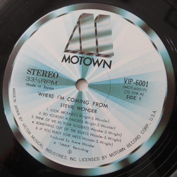 Stevie Wonder - Where I'm Coming From (Vinyl, LP, Album, Reissue)