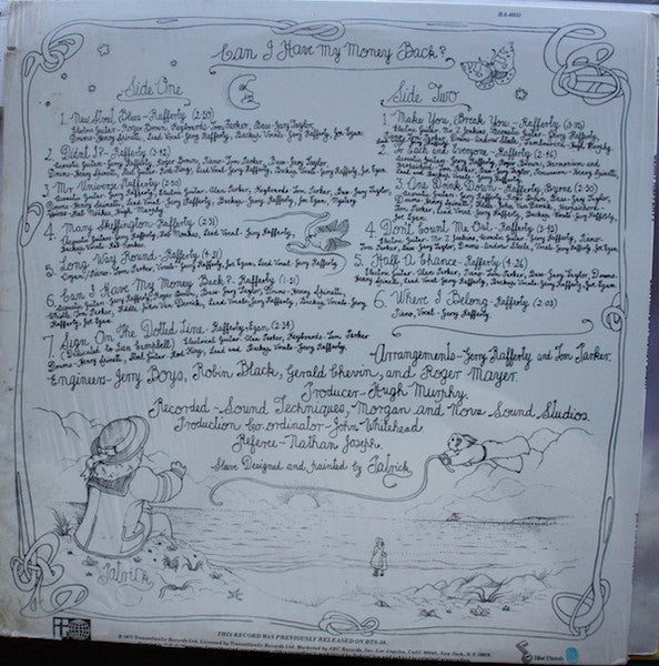 Gerry Rafferty - Can I Have My Money Back? (Vinyl, LP, Album, Reiss...
