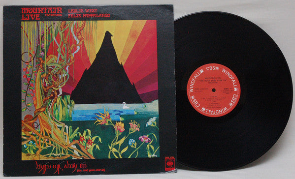 Mountain - Live: The Road Goes Ever On (Vinyl, LP, Album, Reissue) Very Good (VG) / Very Good (VG)