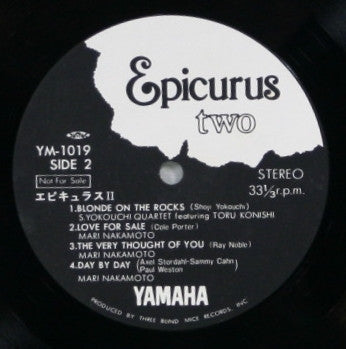 Yama & Jiro's Wave - Epicurus Two (Vinyl, LP, Compilation, Promo)