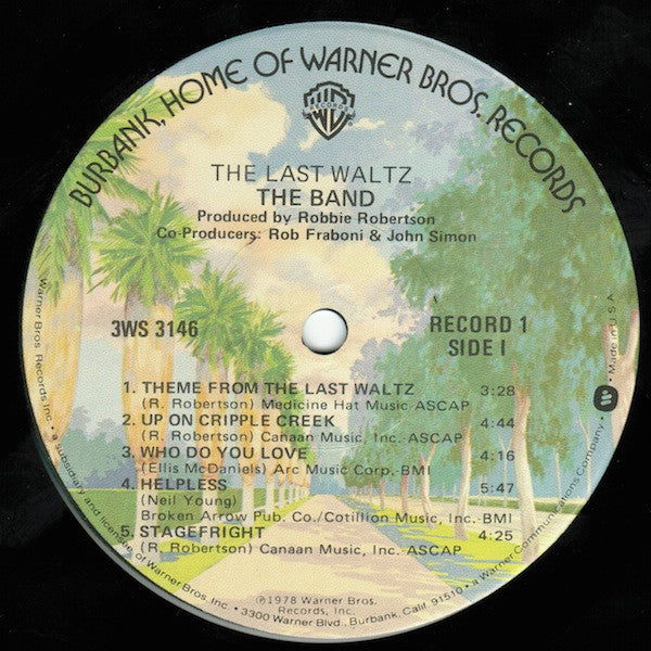 The Band - The Last Waltz (3xVinyl, LP, Album) Very Good Plus (VG+) / Very Good (VG)