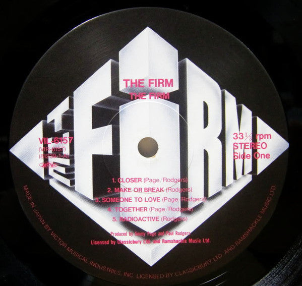 The Firm (7) - The Firm (Vinyl, LP, Album)