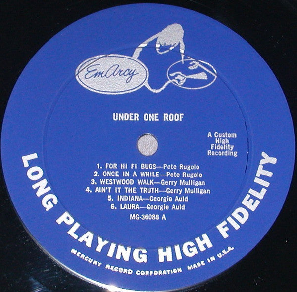 Various - ( The Greatest Stars Of Jazz ) Under One Roof (Vinyl, LP, Compilation, Mono) Very Good (VG) / Very Good (VG)
