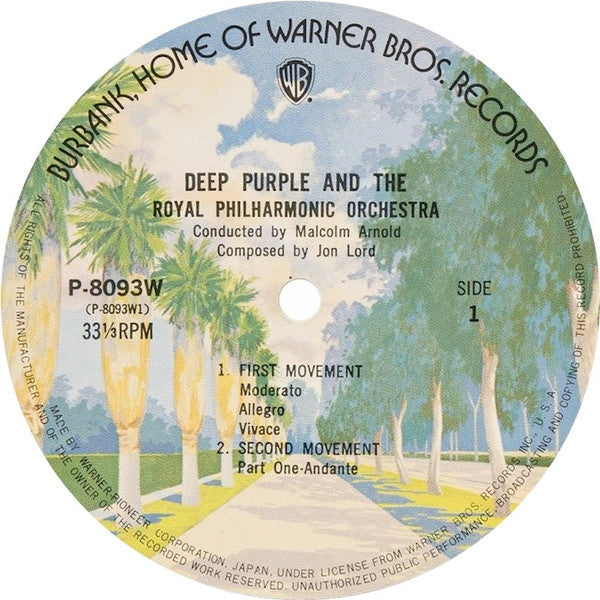 Deep Purple - Concerto For Group And Orchestra (Vinyl, LP, Album, R...