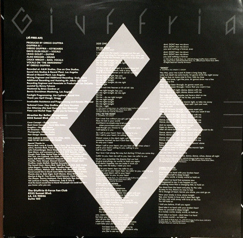 Giuffria - Giuffria (The Awakening) (Vinyl, LP, Album, Stereo)
