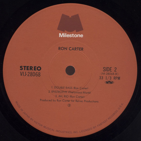 Ron Carter - The Man With The Bass (Vinyl, LP, Album, Compilation, ...