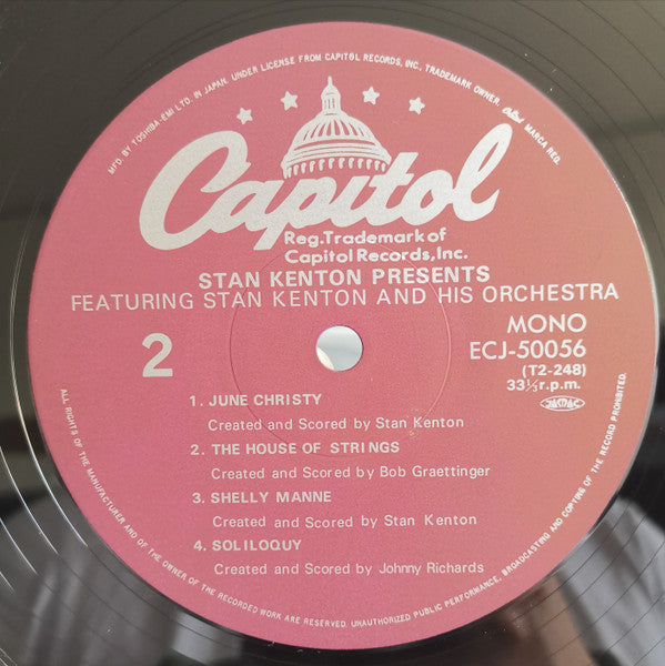 Stan Kenton And His Orchestra - Stan Kenton Presents (Vinyl, LP, Album, Reissue) Very Good Plus (VG+) / Very Good Plus (VG+)