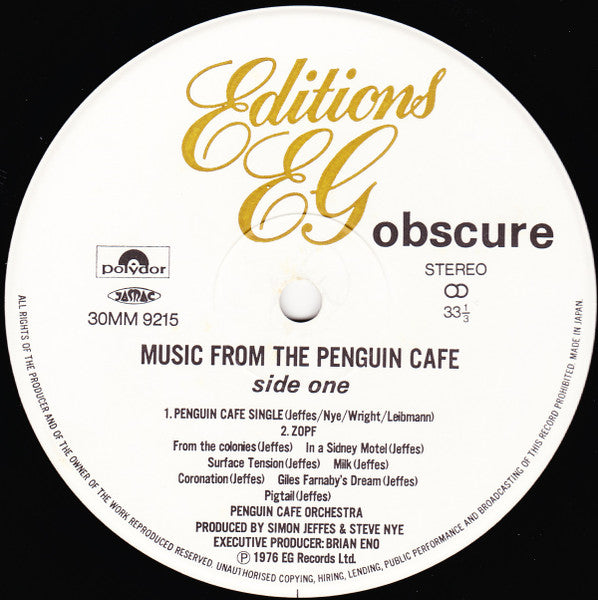 Penguin Cafe Orchestra - Music From The Penguin Cafe / Penguin Cafe...