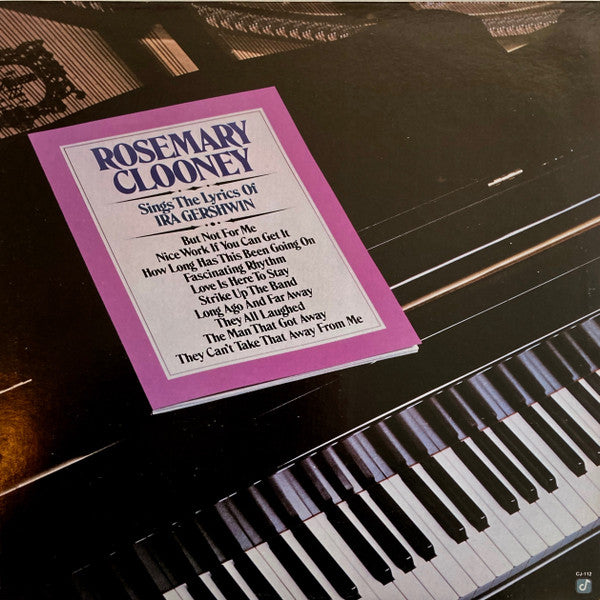 Rosemary Clooney - Rosemary Clooney Sings The Lyrics Of Ira Gershwin (Vinyl, LP, Album) Very Good (VG) / Very Good (VG)